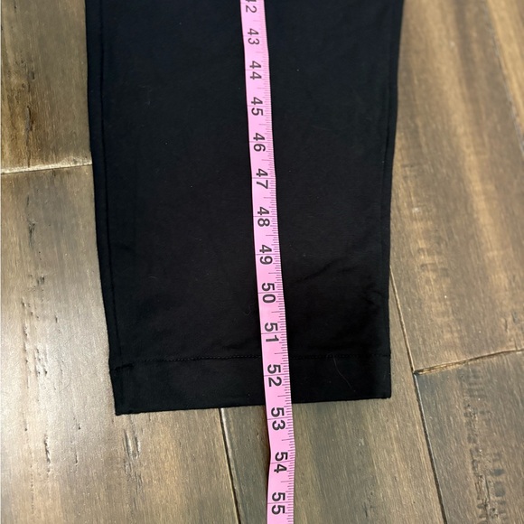 XL Black Jumpsuit Waist Tie Pockets Sweatpant Material Lounge Comfy Casual Tank - Picture 5 of 10